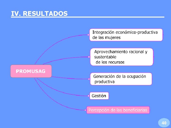 IV. RESULTADOS 40 IV. RESULTADOS 40