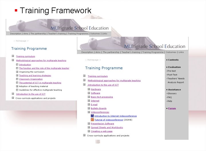§ Training Framework 