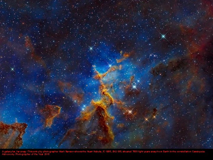A galaxy far, far away: This entry by photographer Mark Hanson shows the Heart