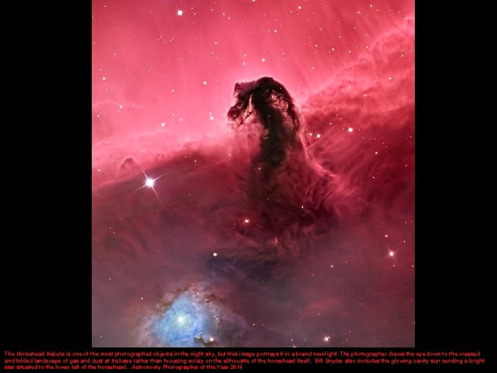 The Horsehead Nebula is one of the most photographed objects in the night sky,