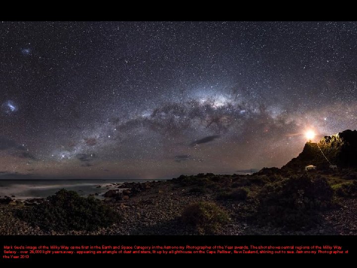 Mark Gee's image of the Milky Way came first in the Earth and Space