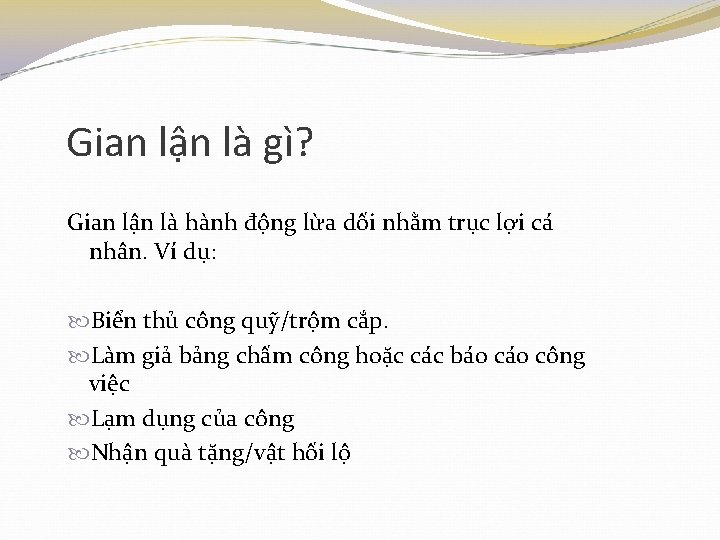 Gian lận là gì? Gian lận là hành động lừa dối nhằm trục lợi