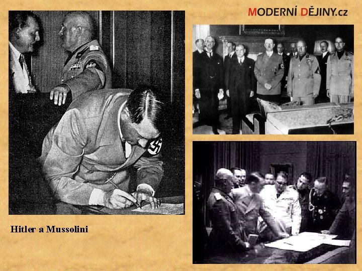 Hitler a Mussolini 