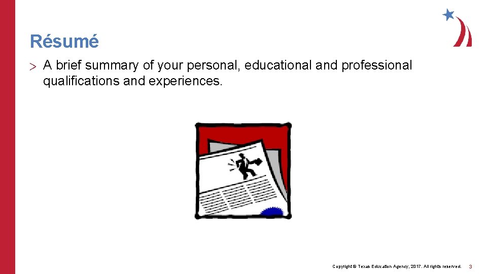 Résumé > A brief summary of your personal, educational and professional qualifications and experiences.