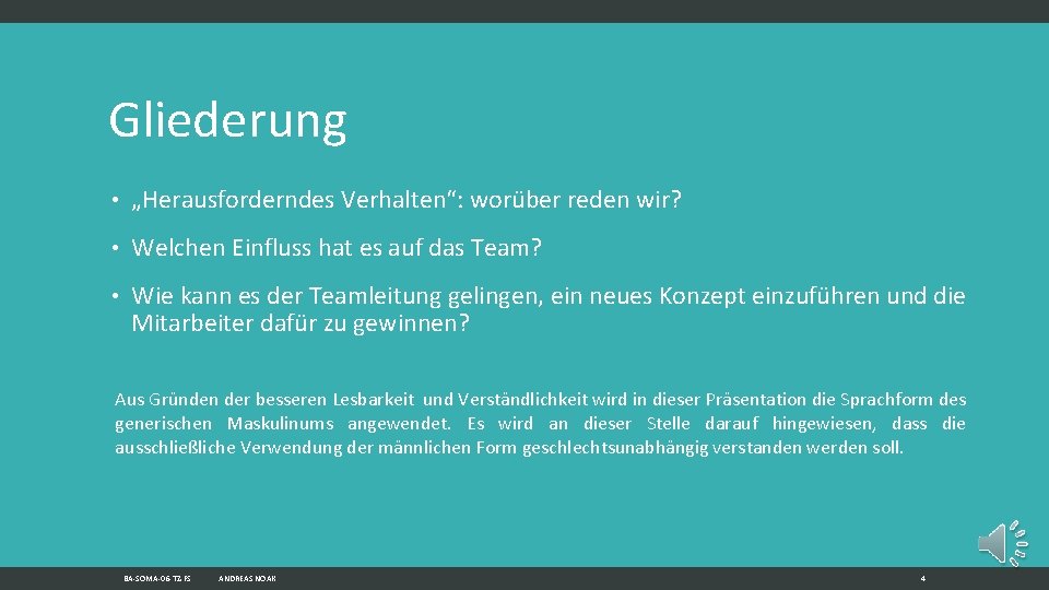 Gliederung • „Herausforderndes Verhalten“: worüber reden wir? • Welchen Einfluss hat es auf das