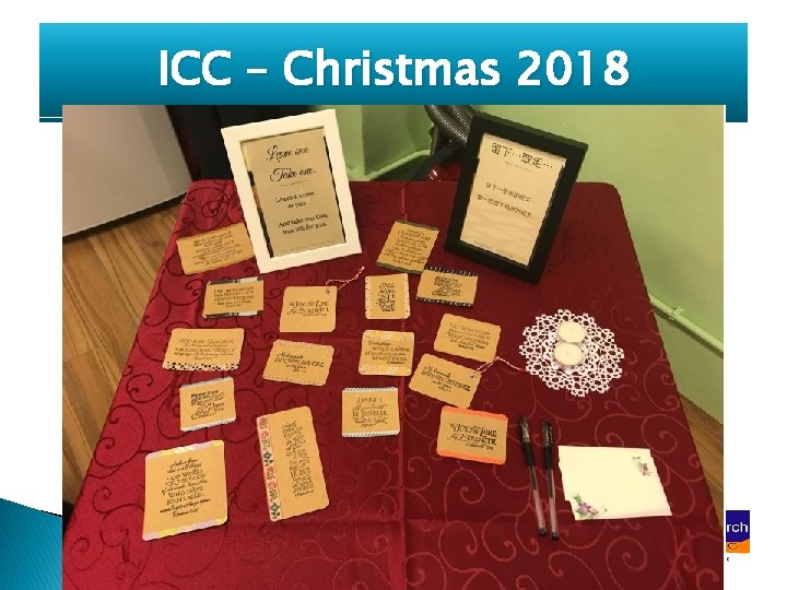 ICC – Christmas 2018 