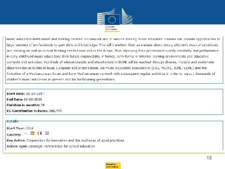 13 Education and Culture 