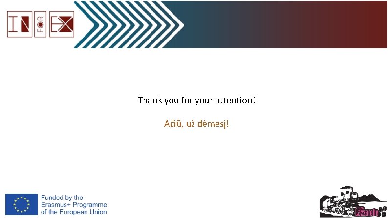 Thank you for your attention! Ačiū, už dėmesį! 