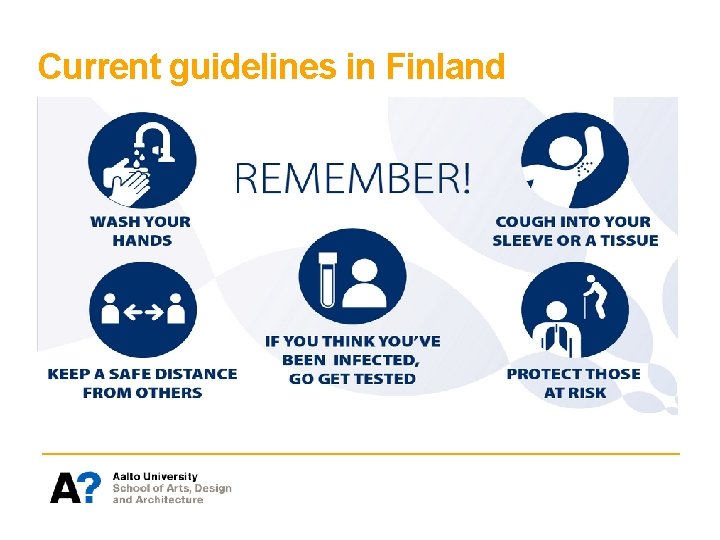Current guidelines in Finland Current guidelines in Finland