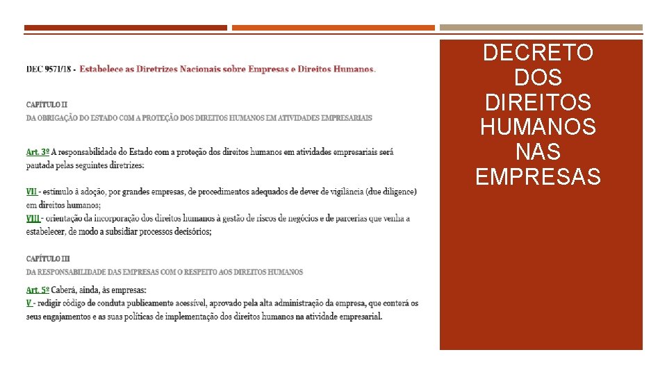 DECRETO DOS DIREITOS HUMANOS NAS EMPRESAS 