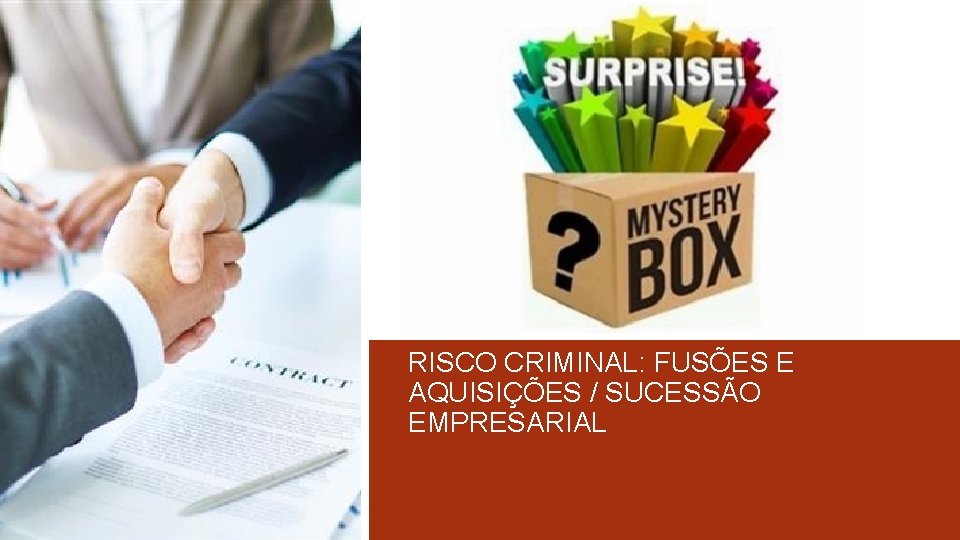 RISCO CRIMINAL: FUSÕES E AQUISIÇÕES / SUCESSÃO EMPRESARIAL 