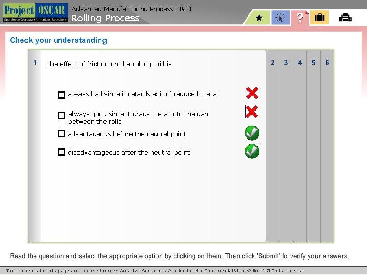 Advanced Manufacturing Process I & II Rolling Process The effect of friction on the