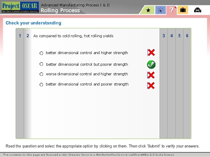 Advanced Manufacturing Process I & II Rolling Process As compared to cold rolling, hot