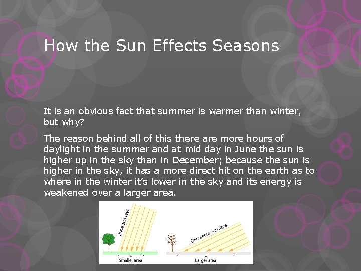 The Sun and Seasons By Sevanna Hanson and