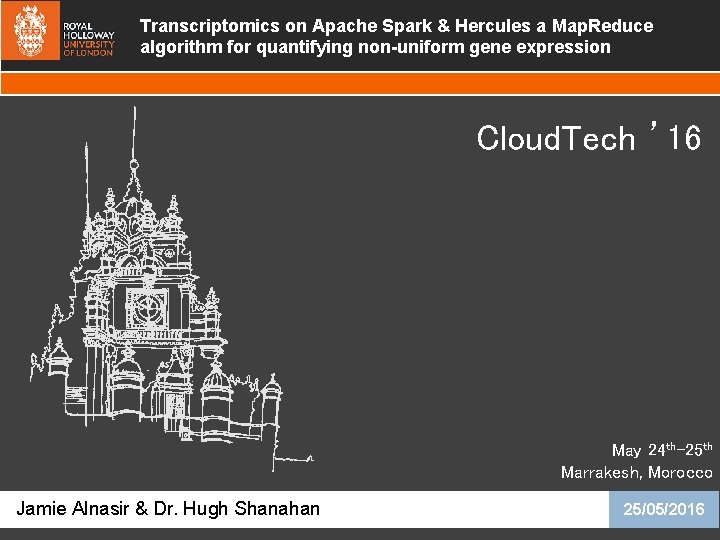 Transcriptomics on Apache Spark & Hercules a Map. Reduce algorithm for quantifying non-uniform gene