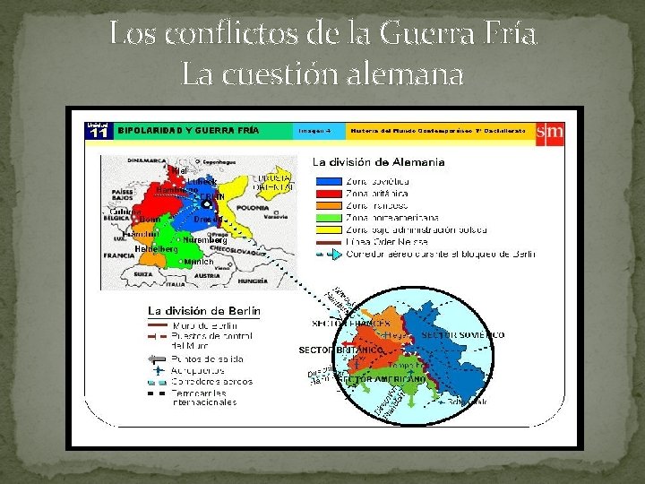 Los conflictos de la Guerra Fría La cuestión alemana 