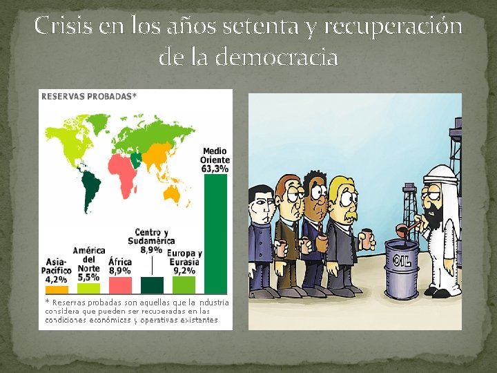 Crisis en los años setenta y recuperación de la democracia 