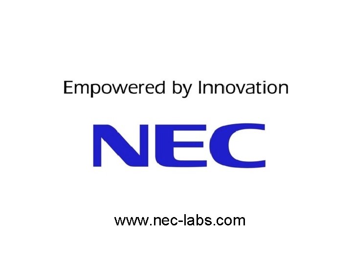 www. nec-labs. com 