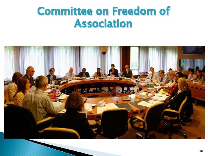 Committee on Freedom of Association 33 