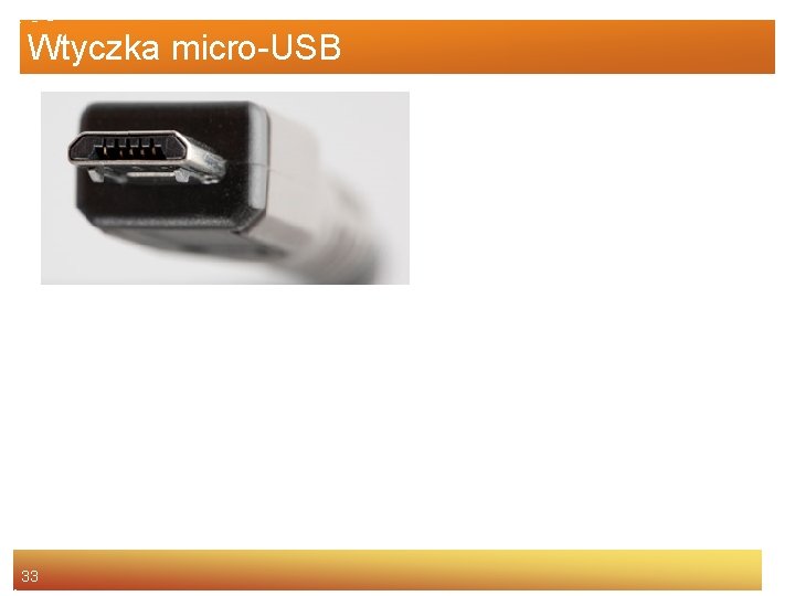 Wtyczka micro-USB 33 