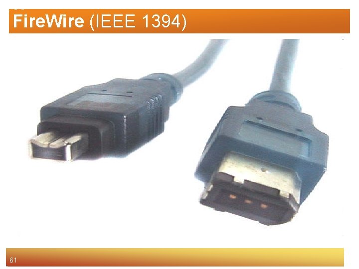 Fire. Wire (IEEE 1394) 61 