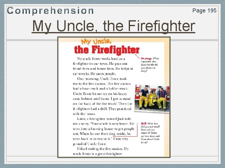 Page 195 My Uncle, the Firefighter Page 195 My Uncle, the Firefighter