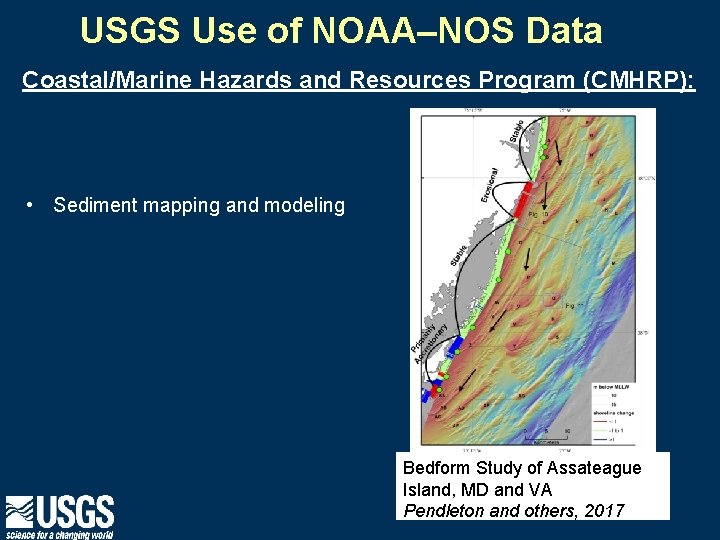 USGS Use of NOAA–NOS Data Coastal/Marine Hazards and Resources Program (CMHRP): • Sediment mapping