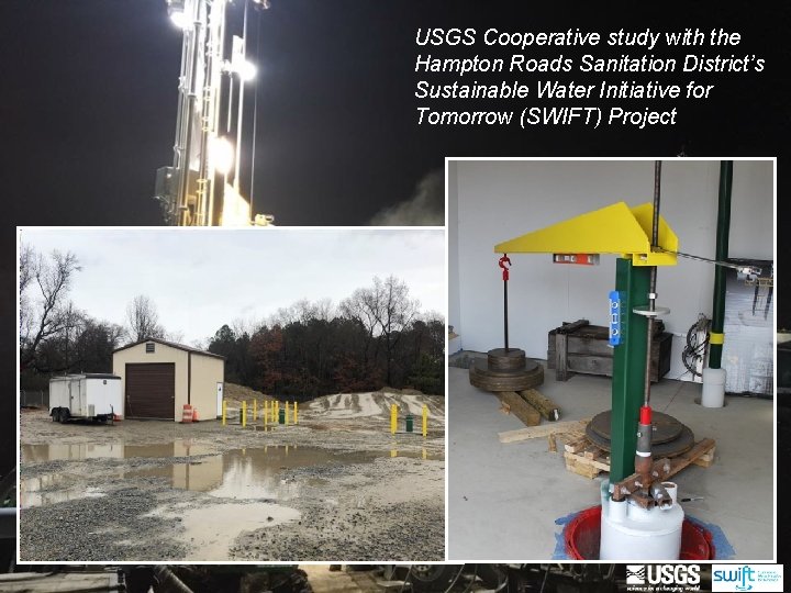 USGS Cooperative study with the Hampton Roads Sanitation District’s Sustainable Water Initiative for Tomorrow