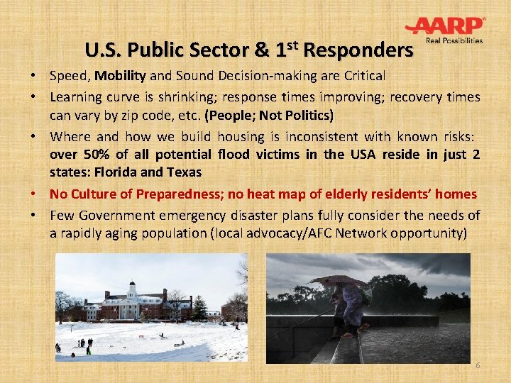 U. S. Public Sector & 1 st Responders • Speed, Mobility and Sound Decision-making
