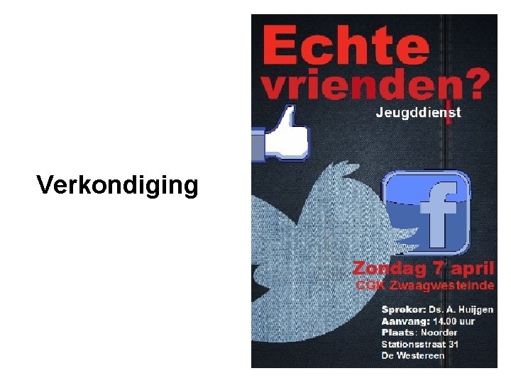 Verkondiging Verkondiging