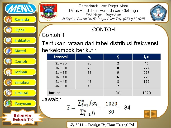 Pemerintah Kota Pagar Alam Dinas Pendidikan Pemuda dan Olahraga SMA Negeri 1 Pagar Alam Pemerintah Kota Pagar Alam Dinas Pendidikan Pemuda dan Olahraga SMA Negeri 1 Pagar Alam