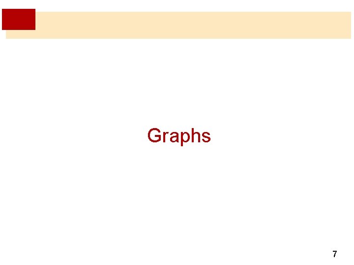 Graphs 7 Graphs 7