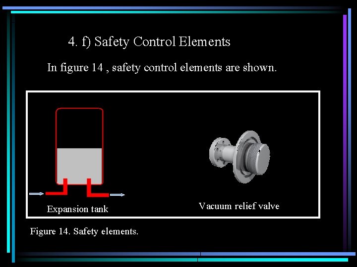 4. f) Safety Control Elements In figure 14 , safety control elements are shown.