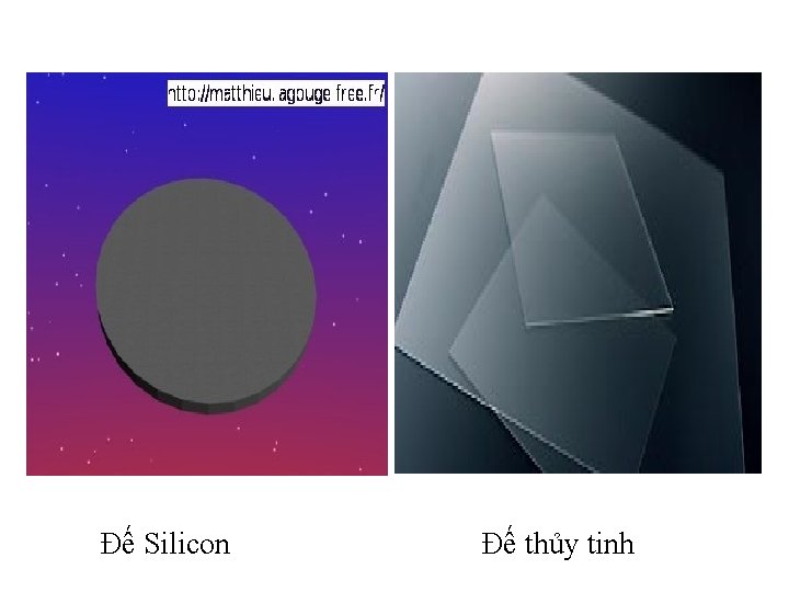 Đế Silicon Đế thủy tinh Đế Silicon Đế thủy tinh