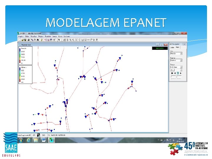 MODELAGEM EPANET 