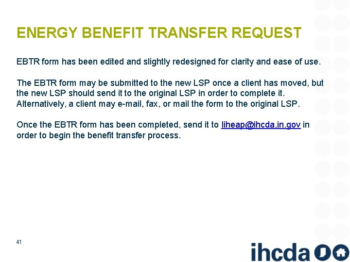 ENERGY BENEFIT TRANSFER REQUEST EBTR form has been edited and slightly redesigned for clarity