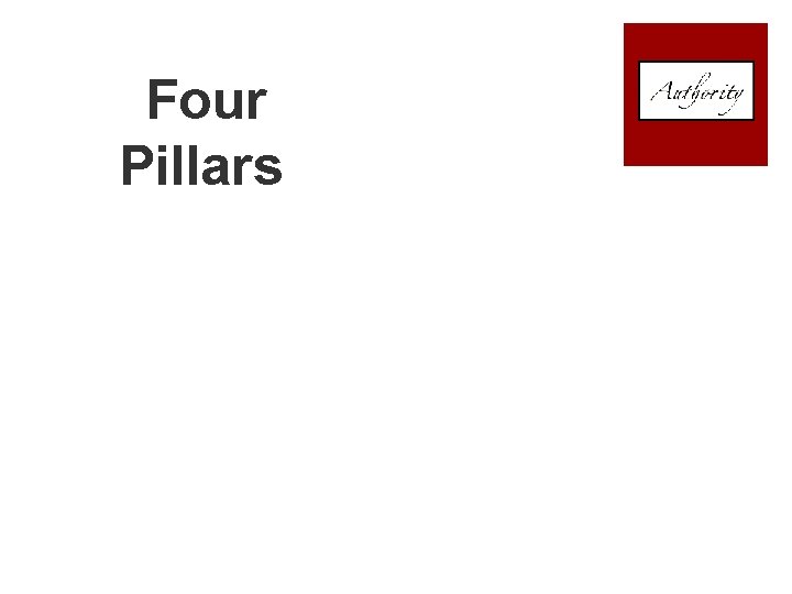 Four Pillars 