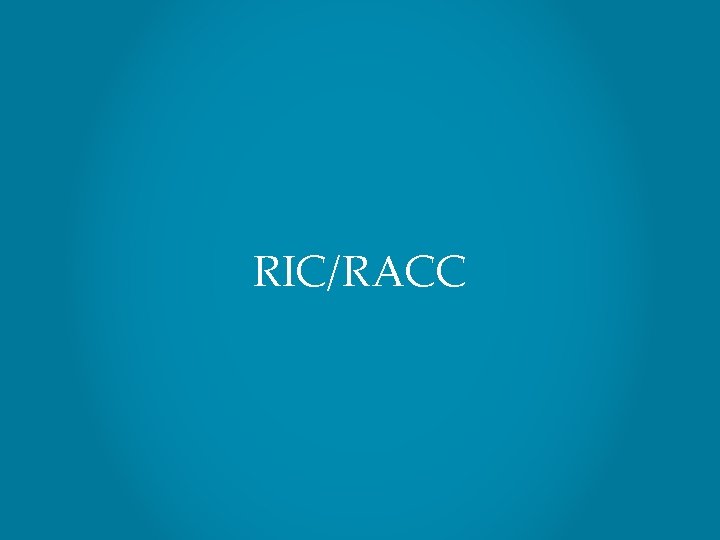 RIC/RACC NEWTON-WELLESLEY HOSPITAL 20 