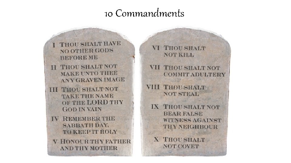 10 Commandments 