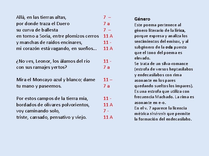  Allá, en las tierras altas, por donde traza el Duero su curva de