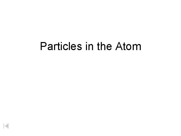 Particles in the Atom 