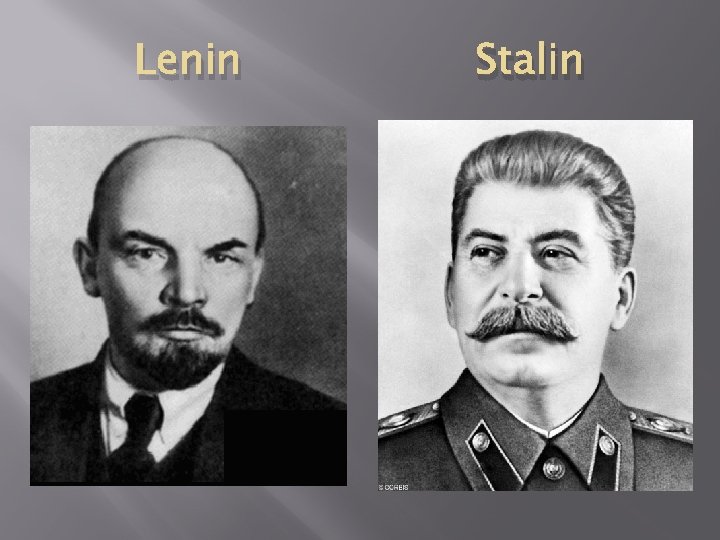 Lenin Stalin 