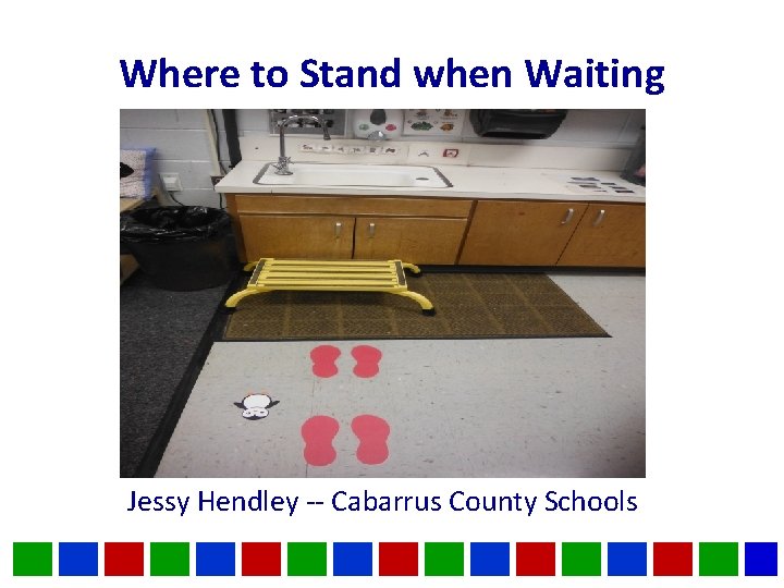 Where to Stand when Waiting Jessy Hendley -- Cabarrus County Schools 