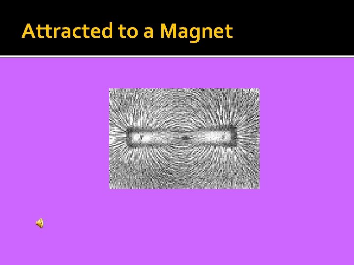 Attracted to a Magnet 