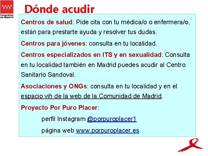 Dónde acudir Centros de salud: Pide cita con tu médica/o o enfermera/o, están para