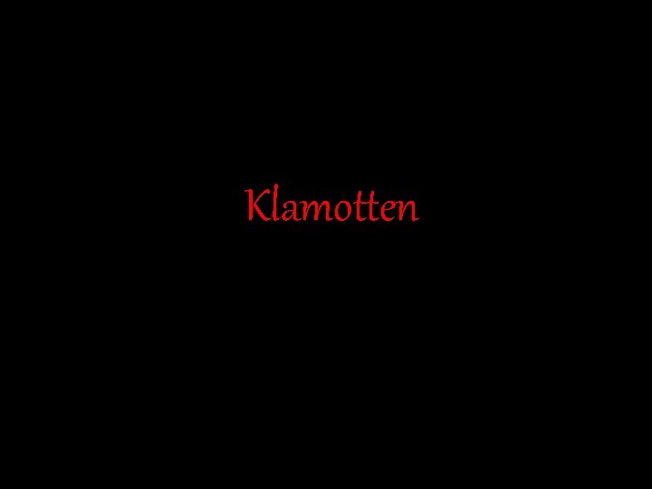 Klamotten 