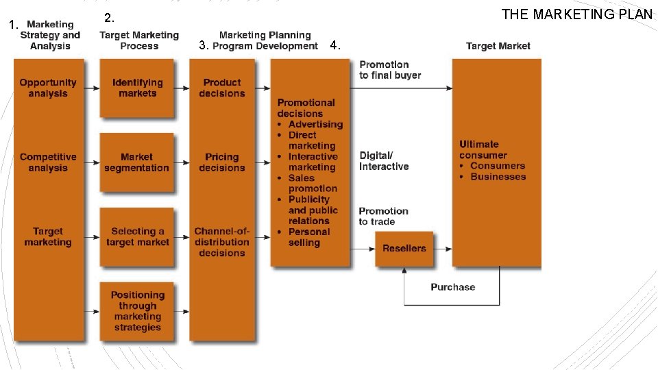 1. 4 THE MARKETING PLAN 2. 3. Figure 2. 1 Marketing and Promotions Process