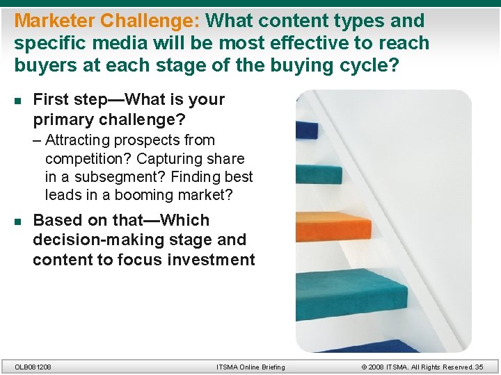 Marketer Challenge: What content types and specific media will be most effective to reach