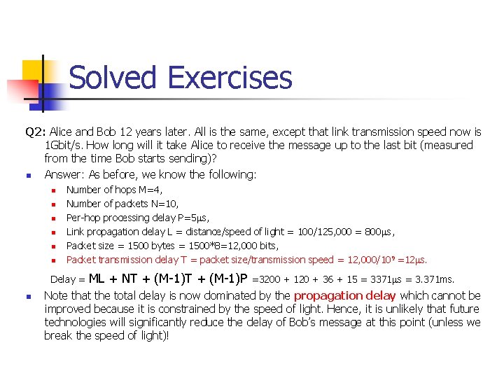 Solved Exercises Q 2: Alice and Bob 12 years later. All is the same,