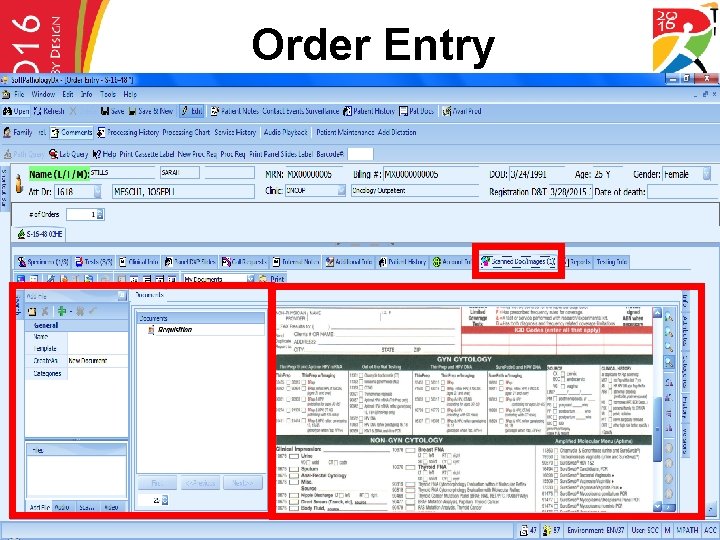 Order Entry Screen Customizations Surgical and Autopsy info separate pages (like GYN and NON